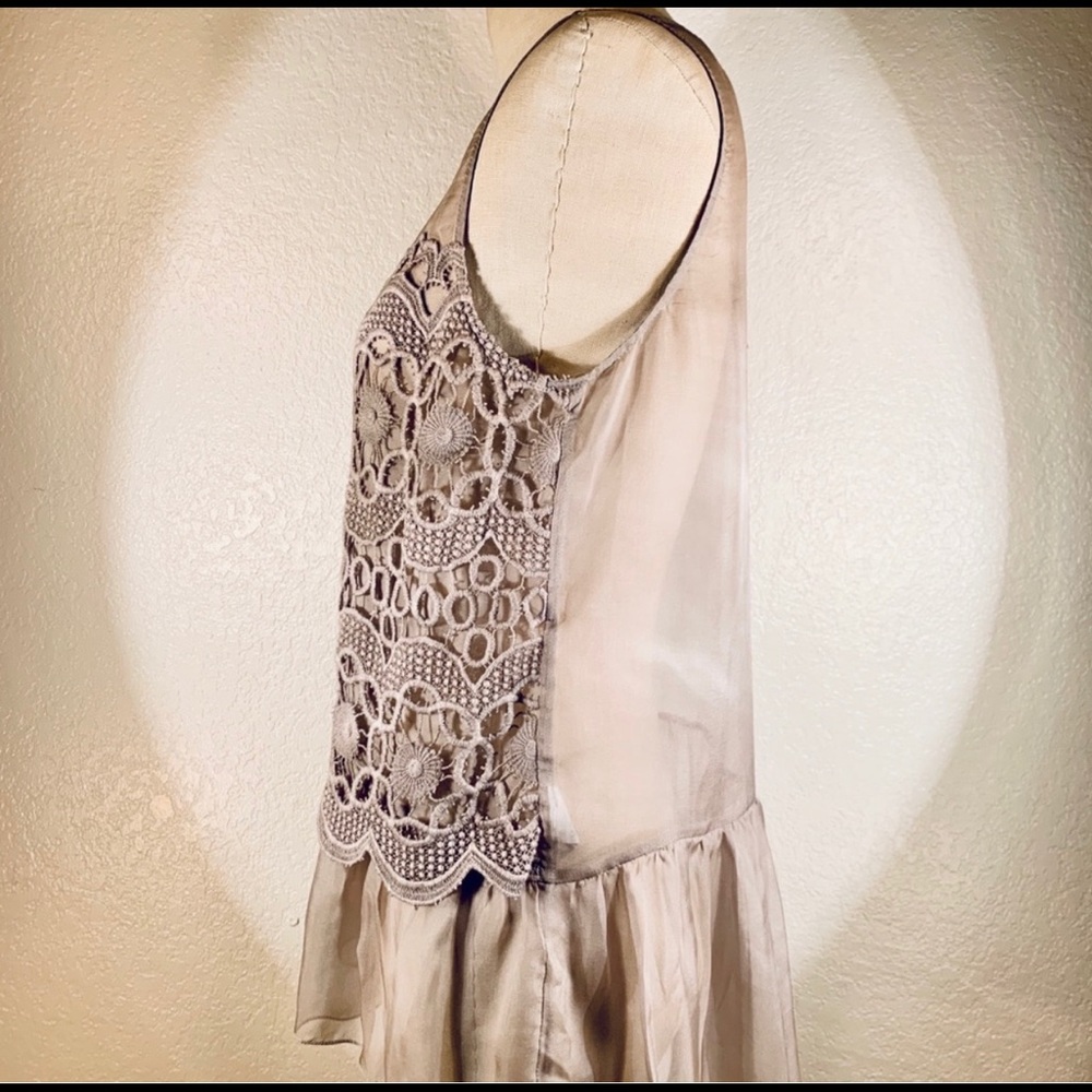4 Love and Liberty by Johnny Was Lace Sleeveless Tunic size S NWT - Picture 4 of 5